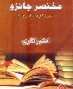 Sindhi Adab Jo Muktasir Jaizo By Akbar Laghari